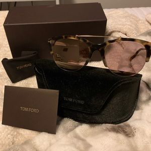 Tom Ford Adrienne Sunglasses in Tortoise 55 mm